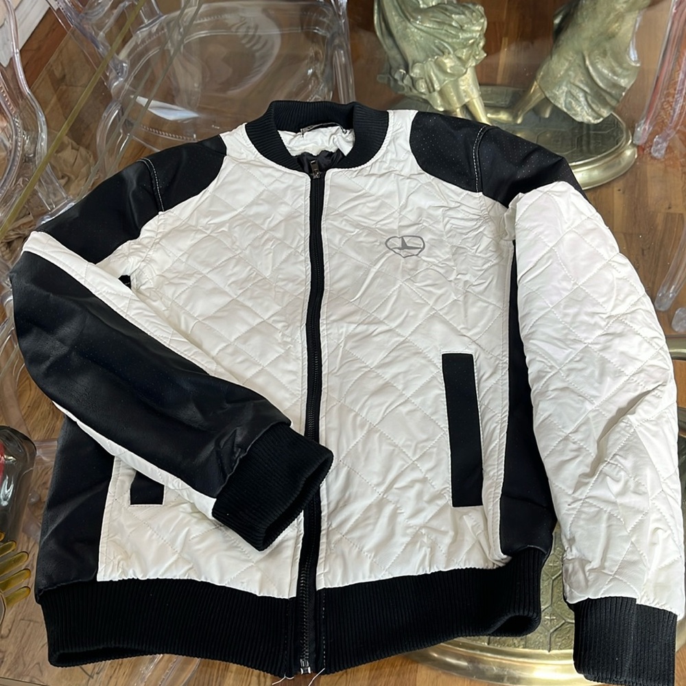 Faux leather jacket